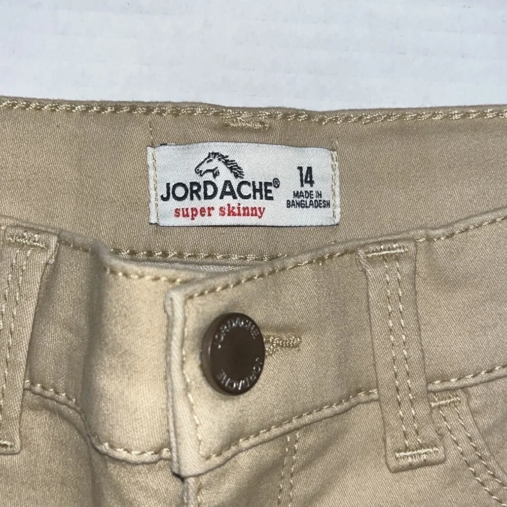 GIRLS Jordache jeggings super skinny. Size 14 NWOT - Picture 2 of 4